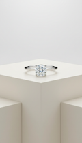 Platinum Solitaire Diamond Necklace